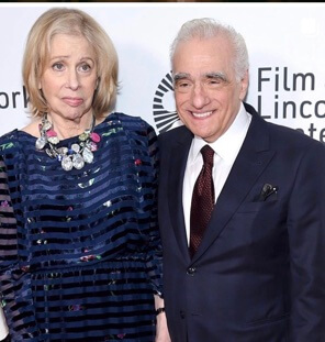 Martin Scorsese with his current wife.